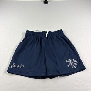 Inaka Power Shorts Mens Medium Blue Gym Athletic Stretch Big Logo